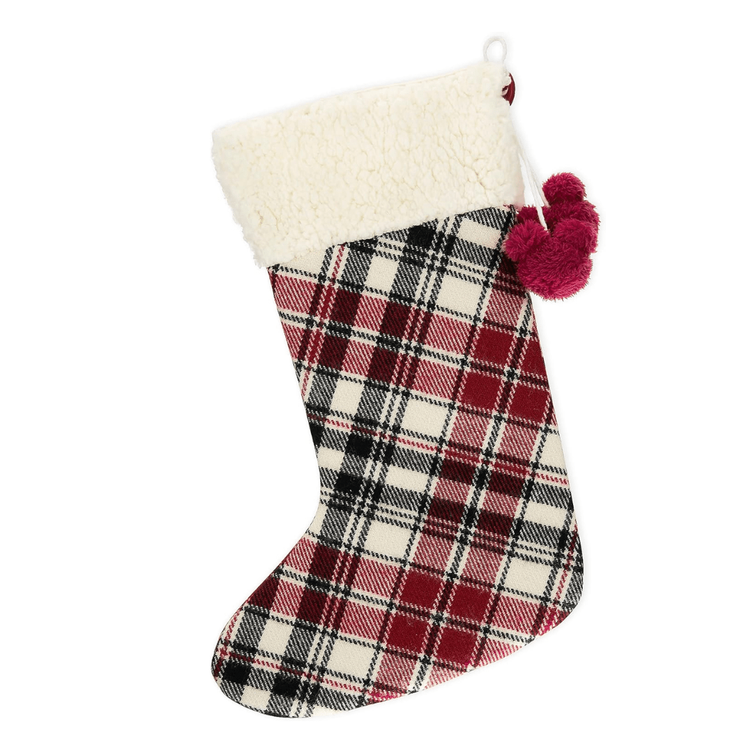 Bota Navideña Disney Store a cuadros2