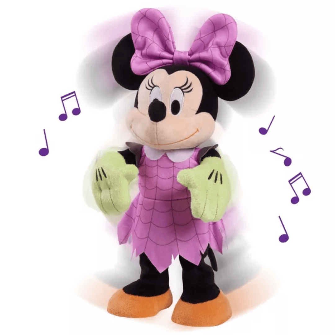 Peluche Minnie Mouse Zoombie Halloween con Sonido y Movimiento2