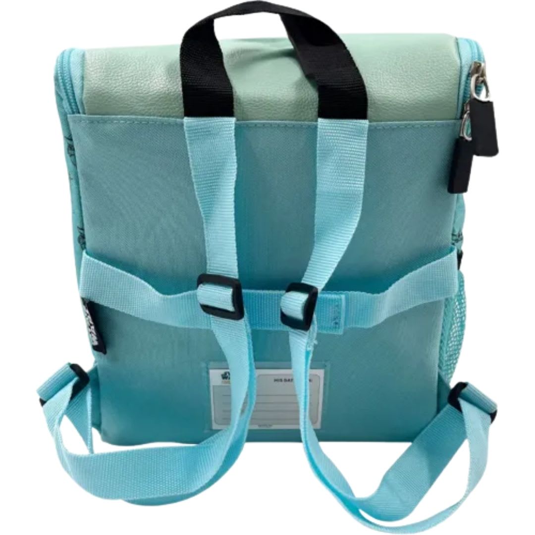 Lonchera Mochila Baby Yoda Celeste Star Wars3