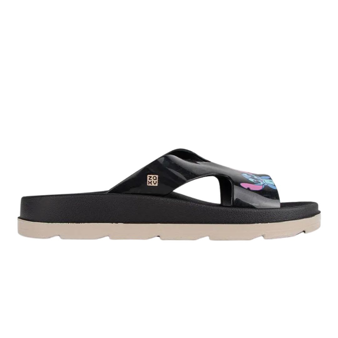 Sandalias Mujer Zaxy Stitch Negro2