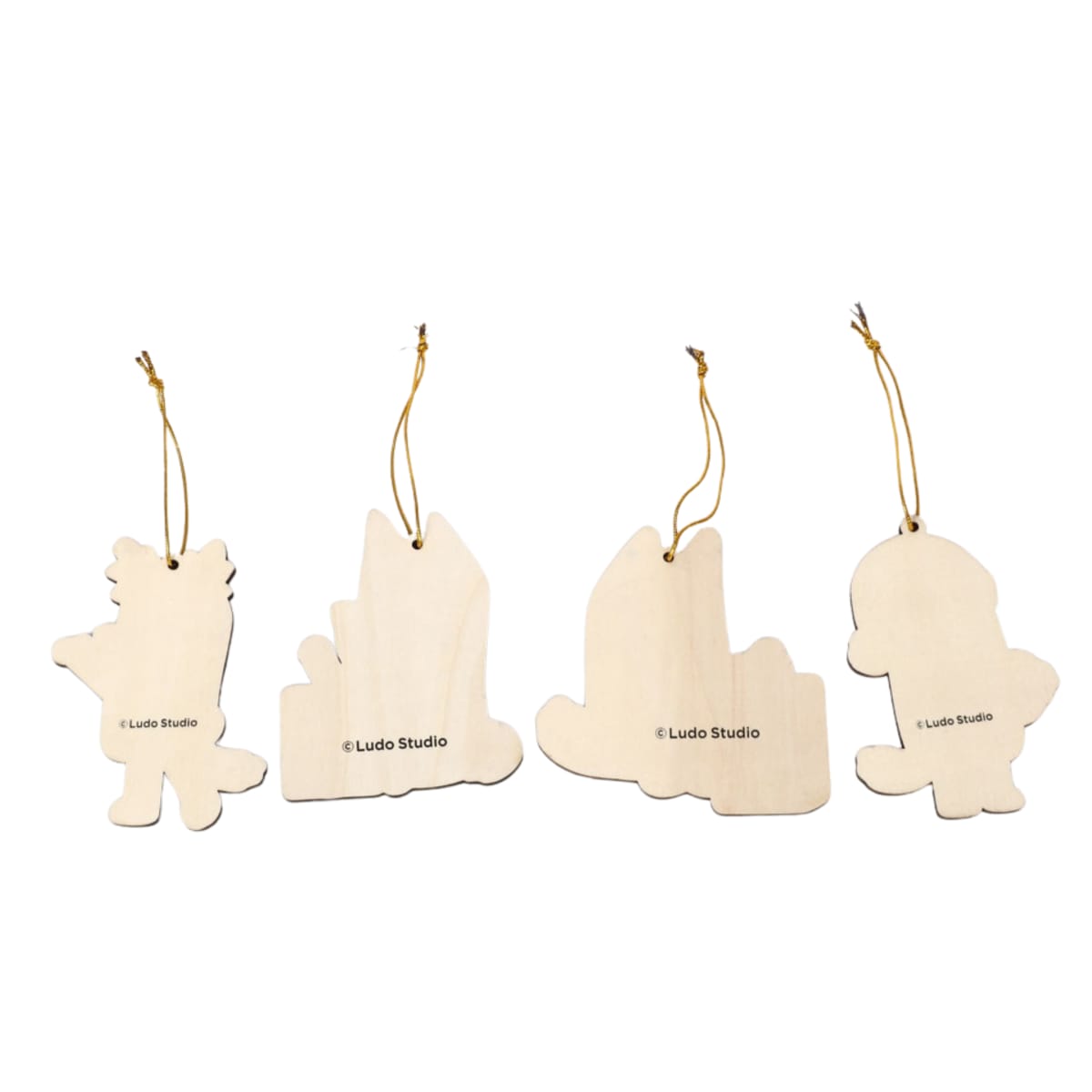 Set de adorno arbol navidad Bluey X4 unds 12cm Modelo 32