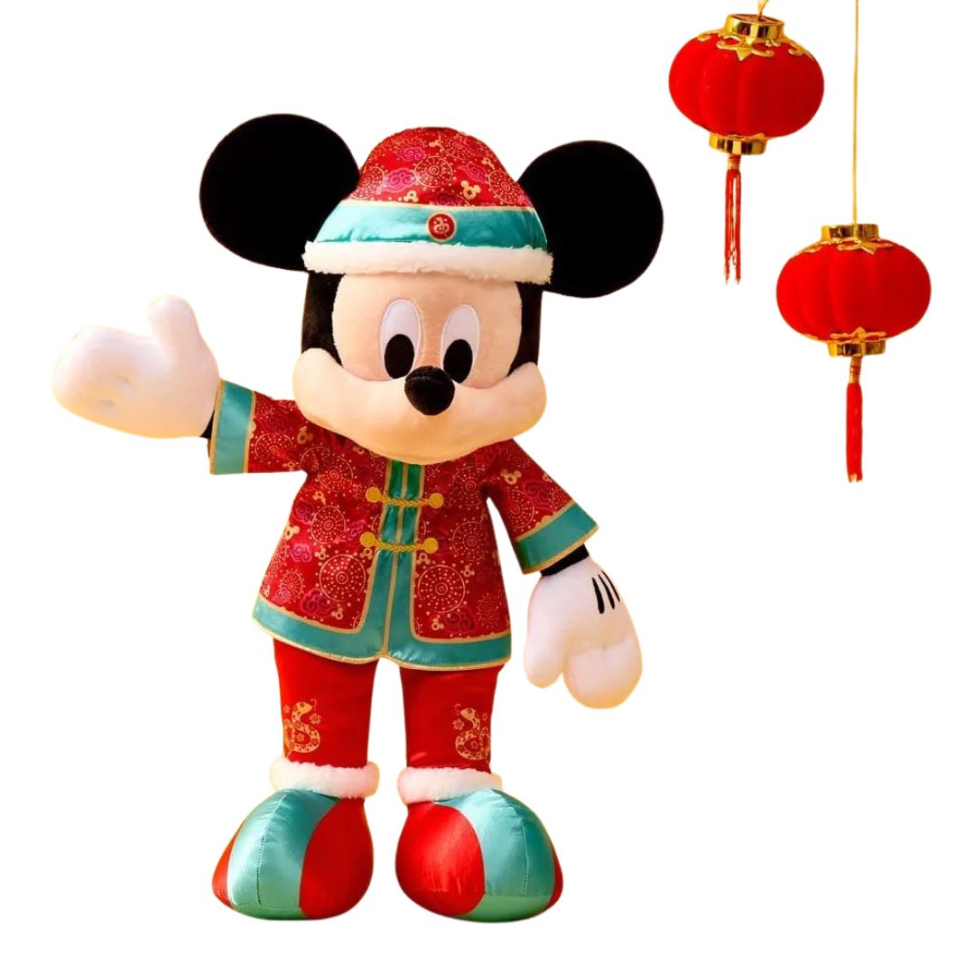 Peluche Mediano Disney Store Mickey Mouse Año Lunar 20254
