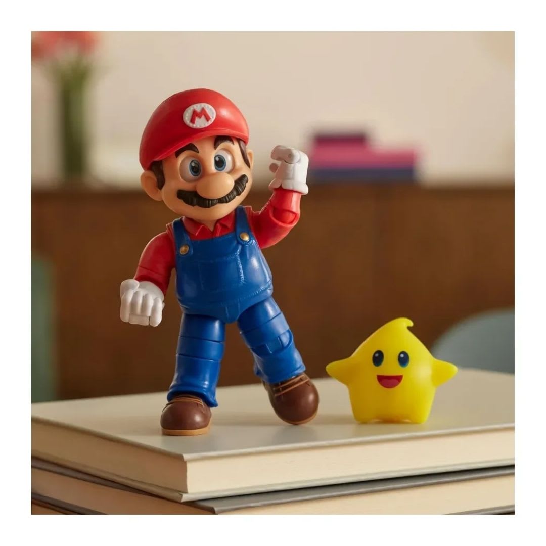 Figura Super Mario Galaxy Mario Bros 13 cm Nintendo3