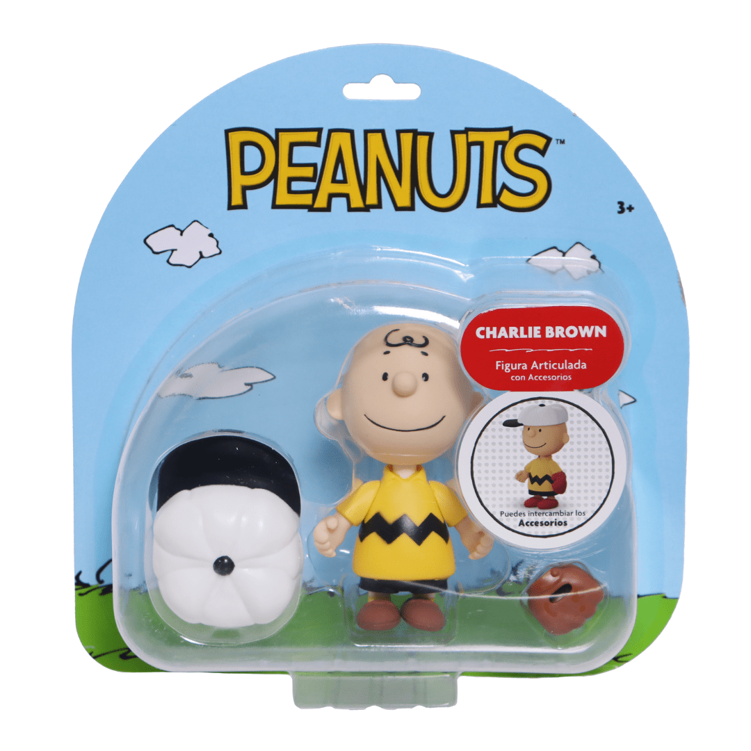 Figura Articulada Charlie Brown Snoopy Peanuts 10 cms3