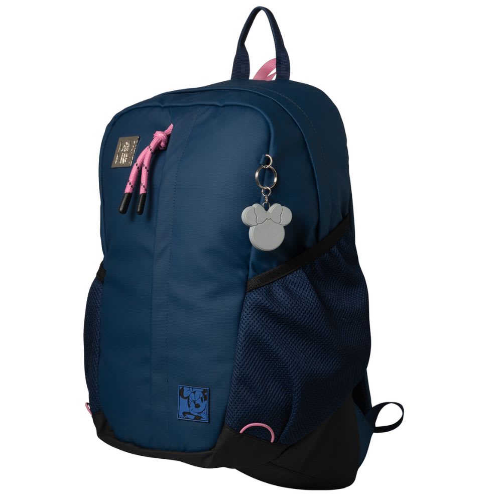 Mochila Oficio Disney Student Minnie Mouse Azul Multiples Compartimientos3
