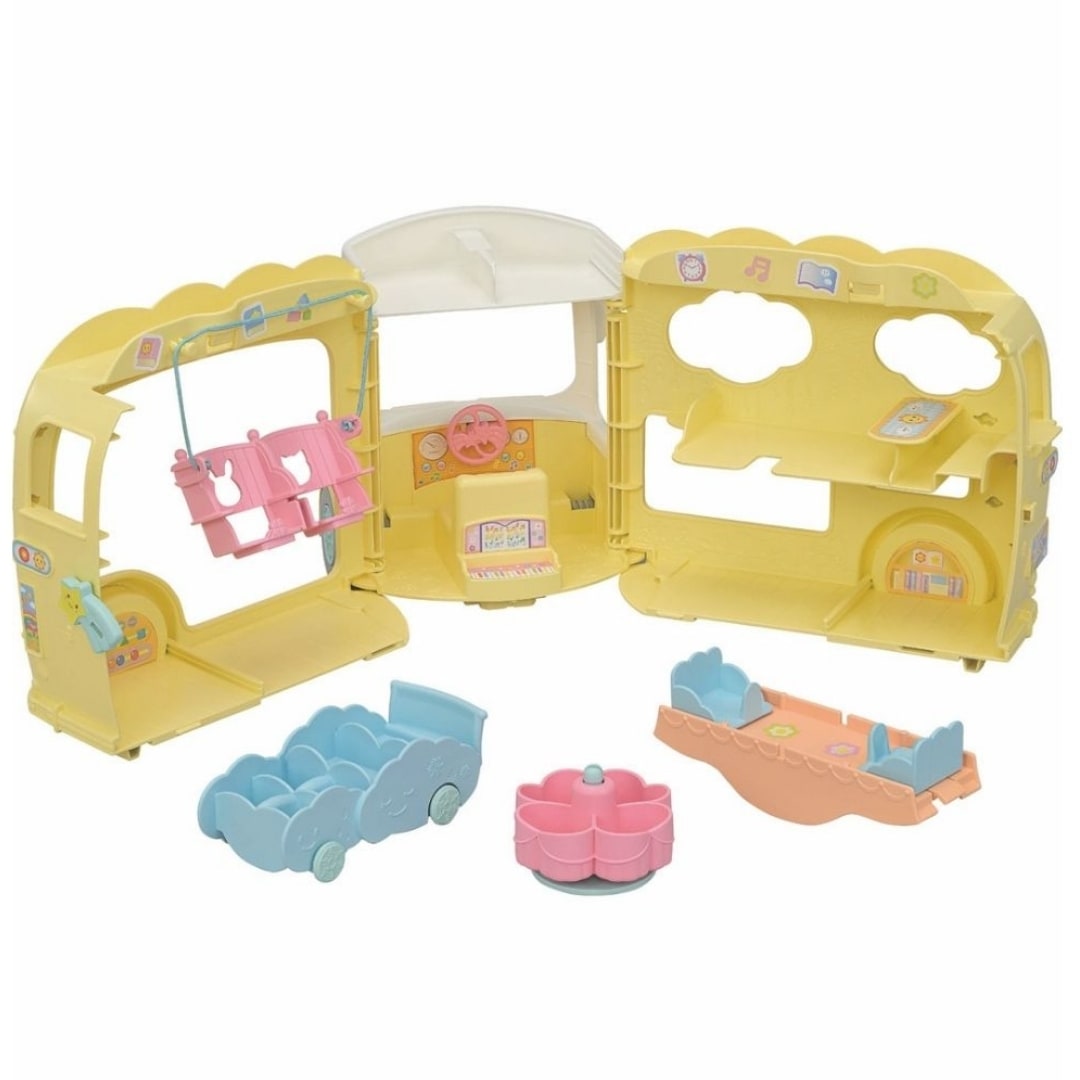 Juguete Sylvanian Ternurines Autobus de Arcoiris 20 cm3