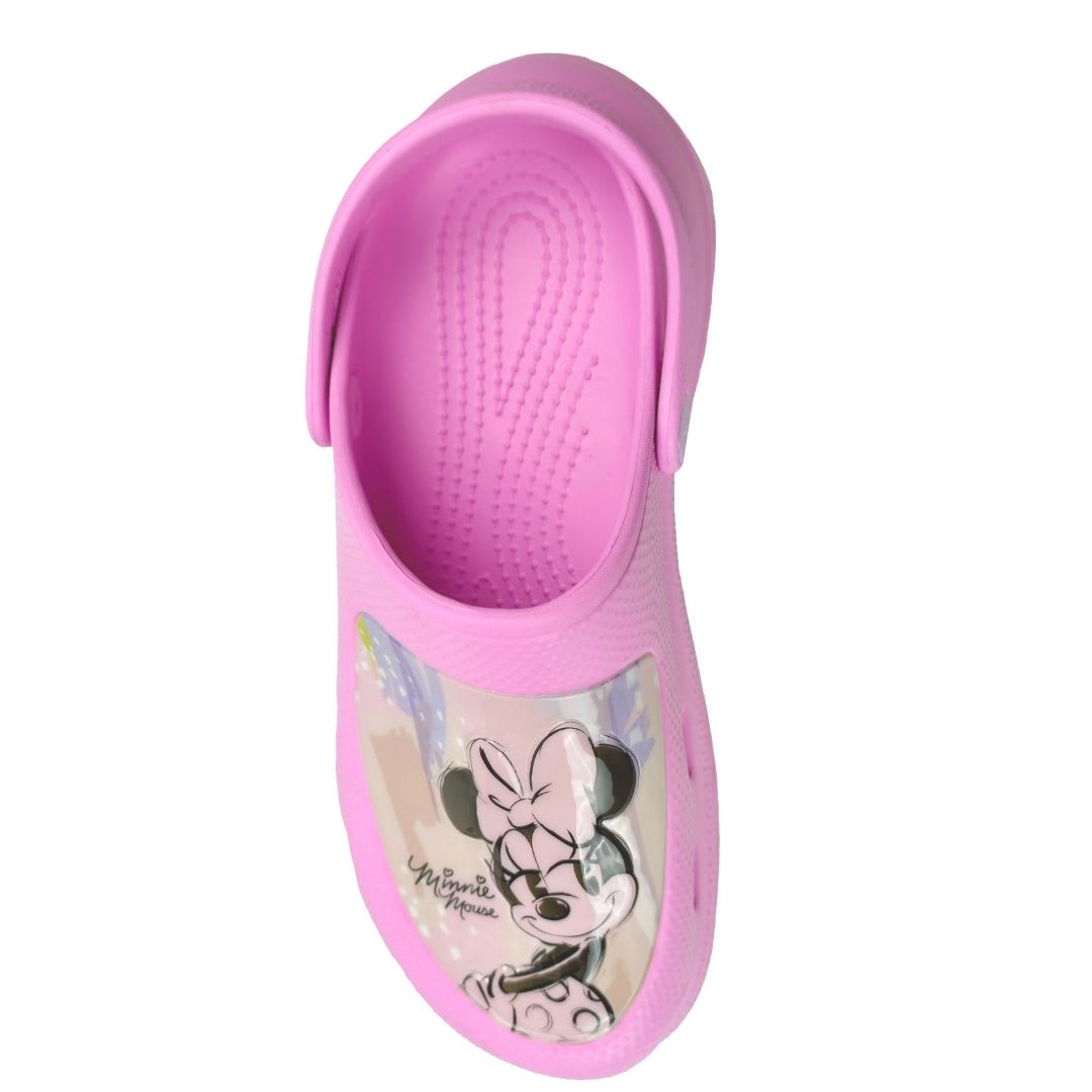 Sandalias Mujer Clog Casual Minnie Mouse Lila2