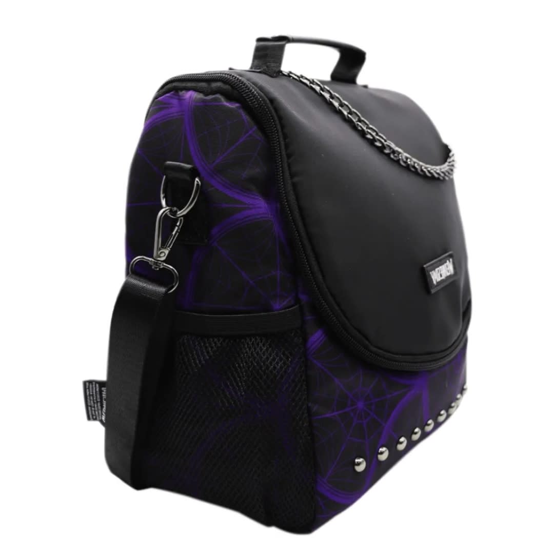 Pack Escolar Mochila Merlina Addams Morada Oficio3
