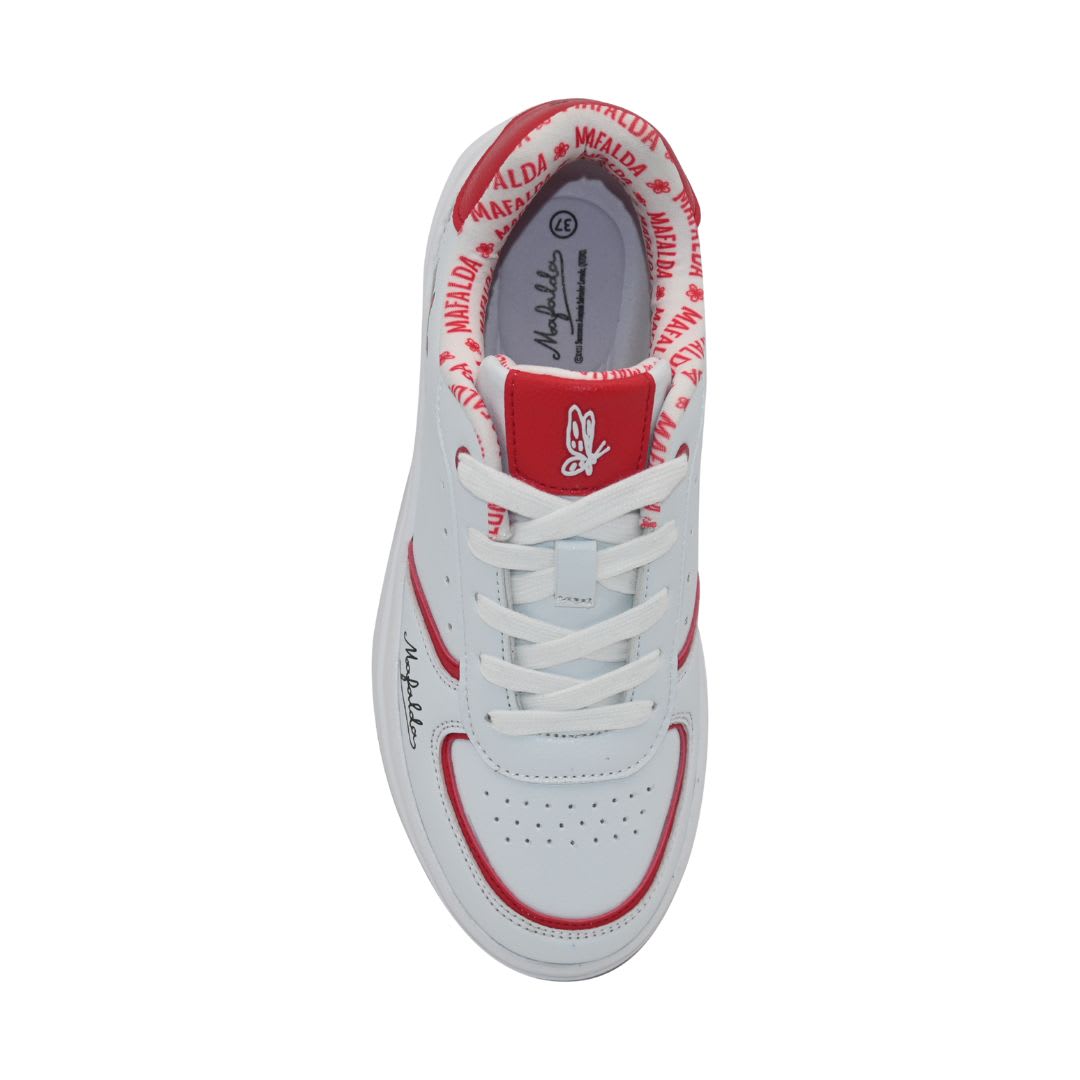 Zapatillas Urbanas Mujer Mafalda Rojo3