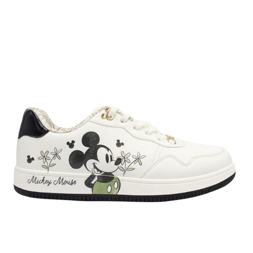 Zapatillas Mujer Casual Mickey Mouse Clasico Blanco 0