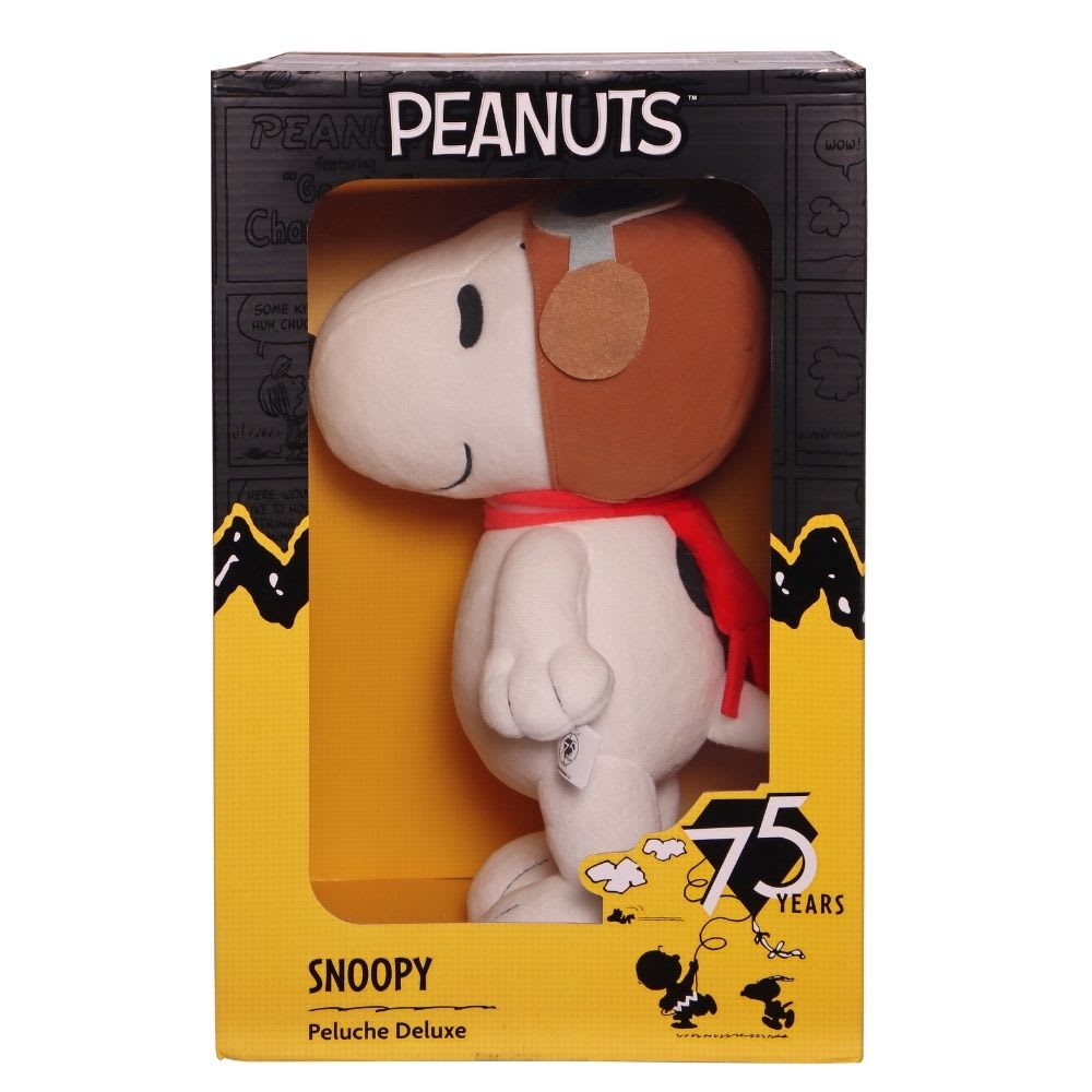 Peluche Snoopy 75 Aniversario Aviador Peanuts 30 cms 0