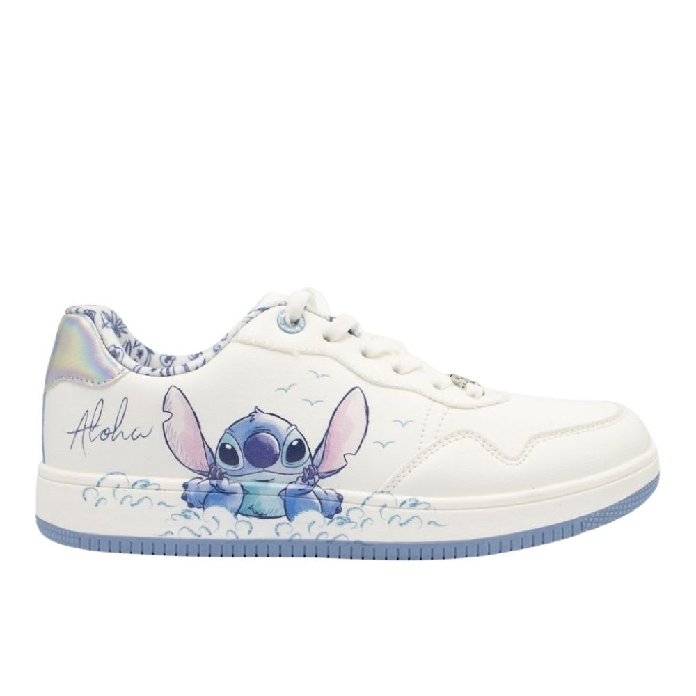 Zapatillas Mujer Casual Stitch Blanco Azul 0