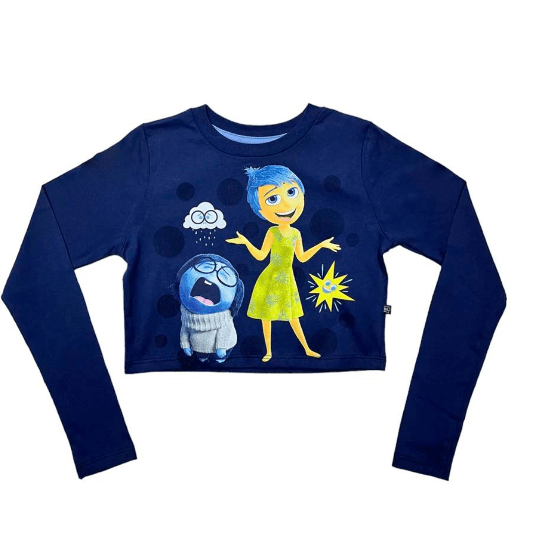 Polo Manga Larga Alegría y Tristeza Intensamente 2 0