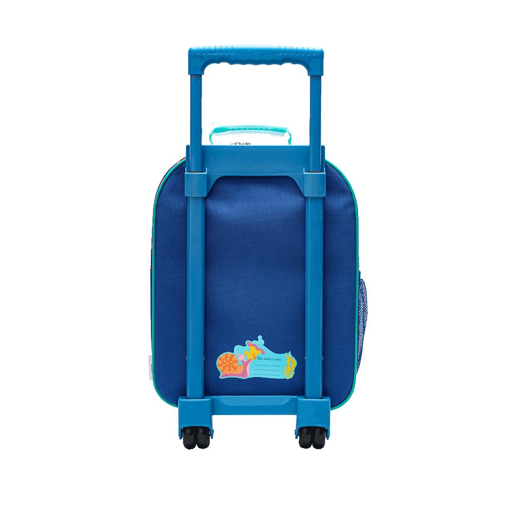 Pack Escolar Maleta Princesa Ariel La Sirenita Azul Oficio2