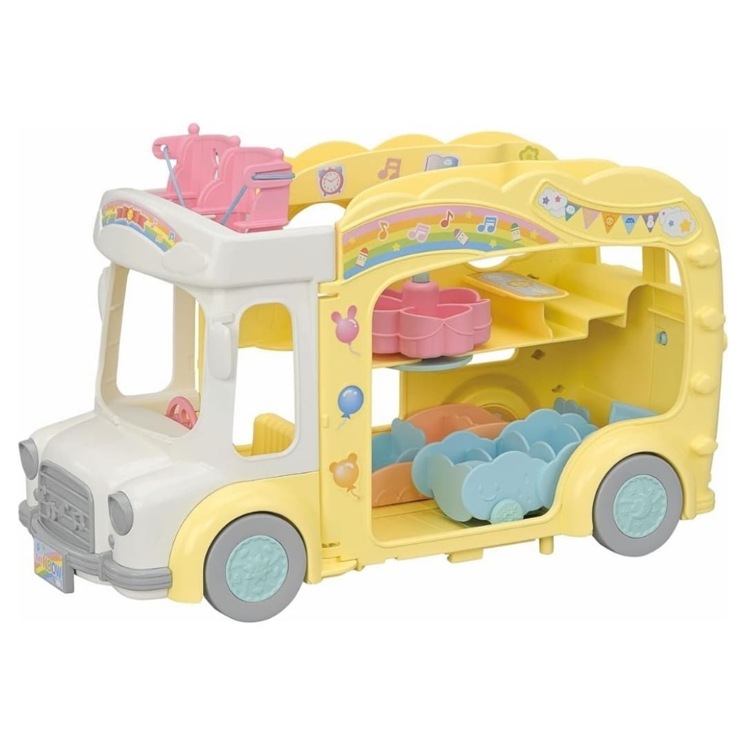 Juguete Sylvanian Ternurines Autobus de Arcoiris 20 cm4