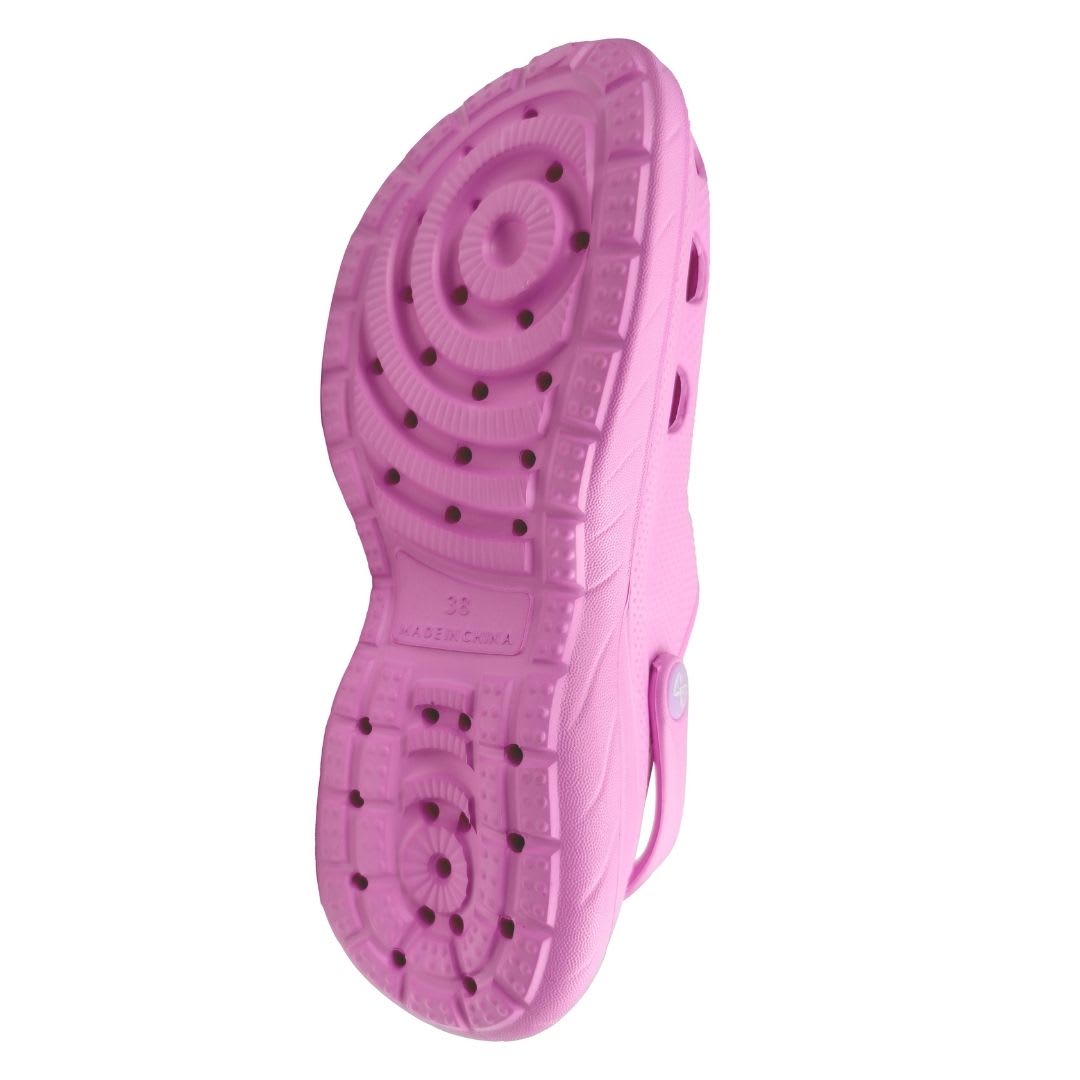 Sandalias Mujer Clog Casual Minnie Mouse Lila3