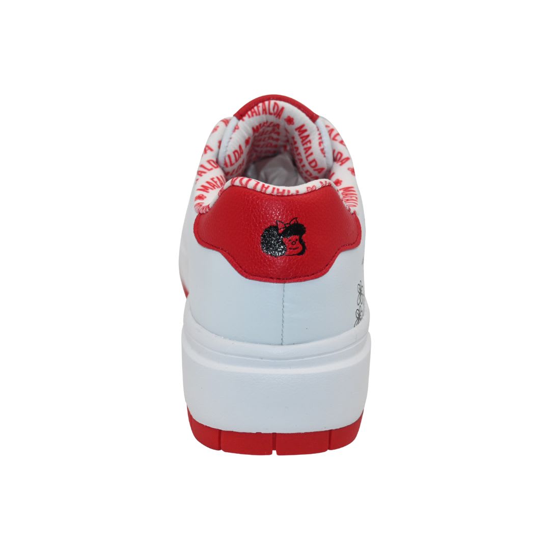 Zapatillas Urbanas Mujer Mafalda Rojo4