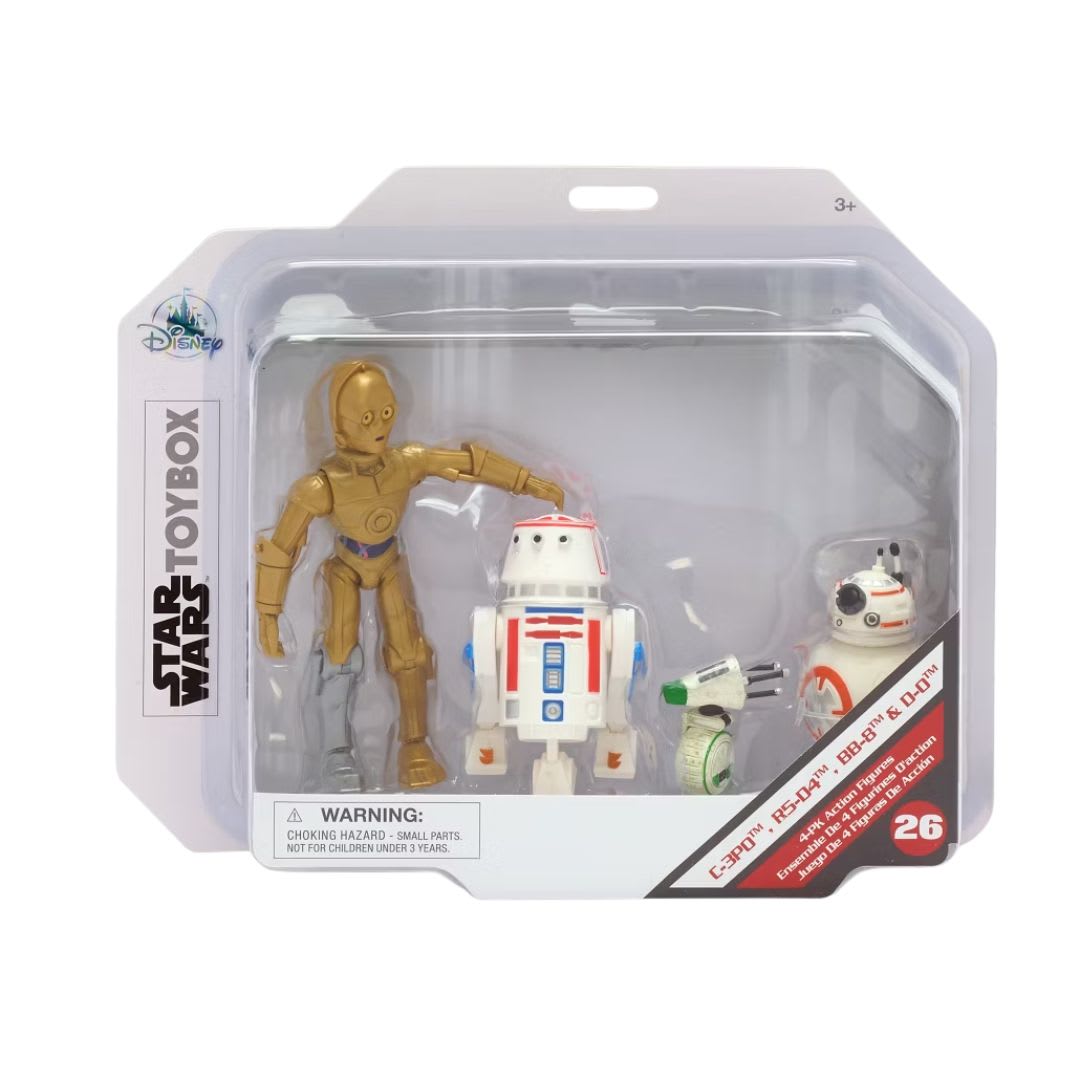 Set Droides Figuras Accion Star Wars Toybox Disney Store 0