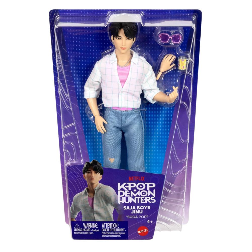 Muñeco Jinu Saja Boys Guerreras Kpop Demon Hunters Mattel4