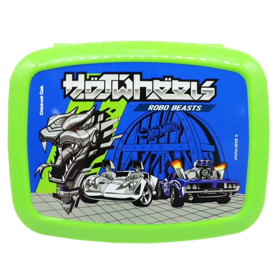 Taper con Divisiones Escolar Bento Hot Wheels 0