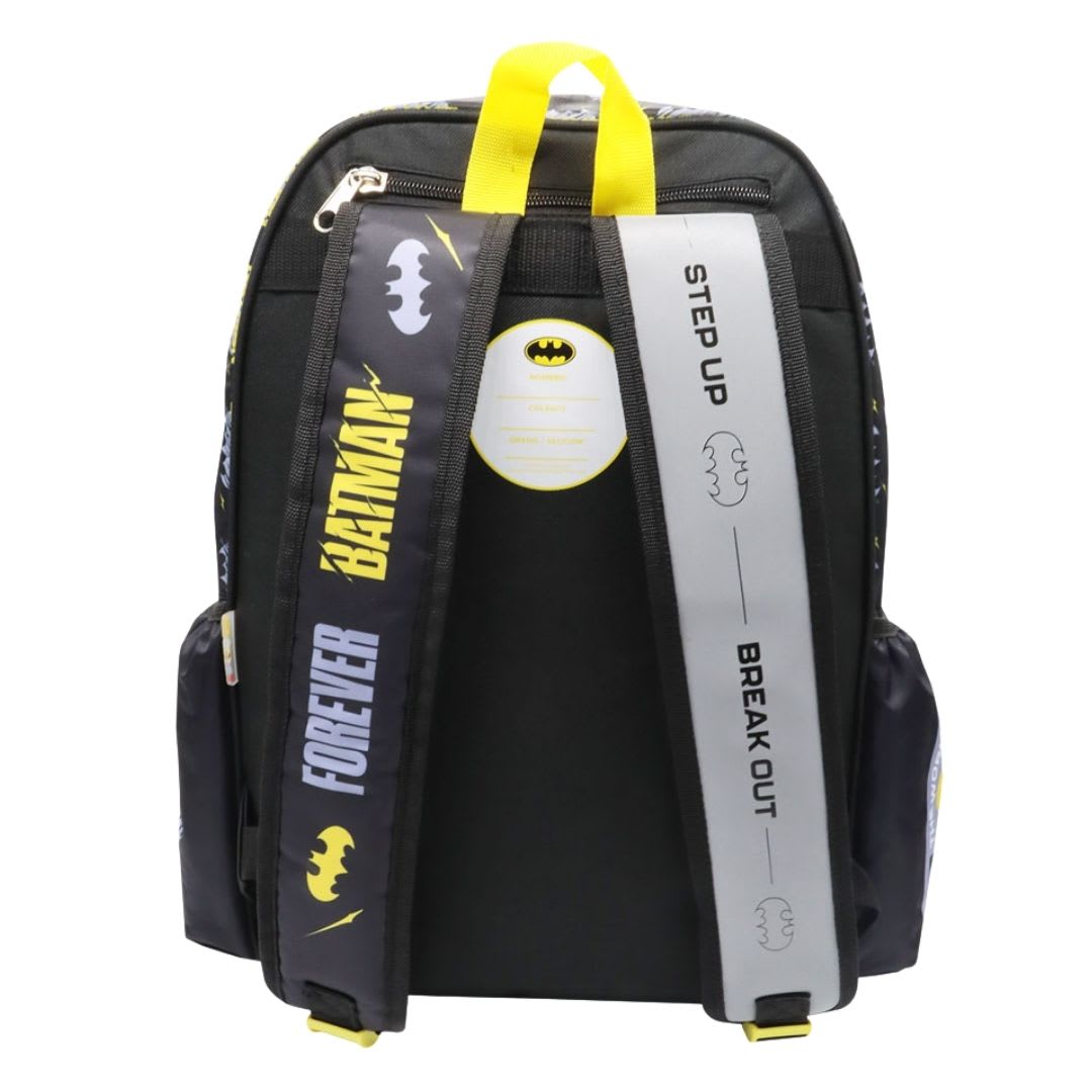 Pack Escolar Mochila Batman Negro Oficio3