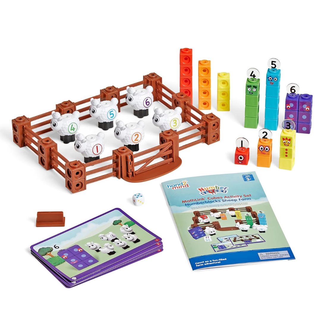 Numberblocks Set 1-5 Ovejas en la granja Number Blocks2