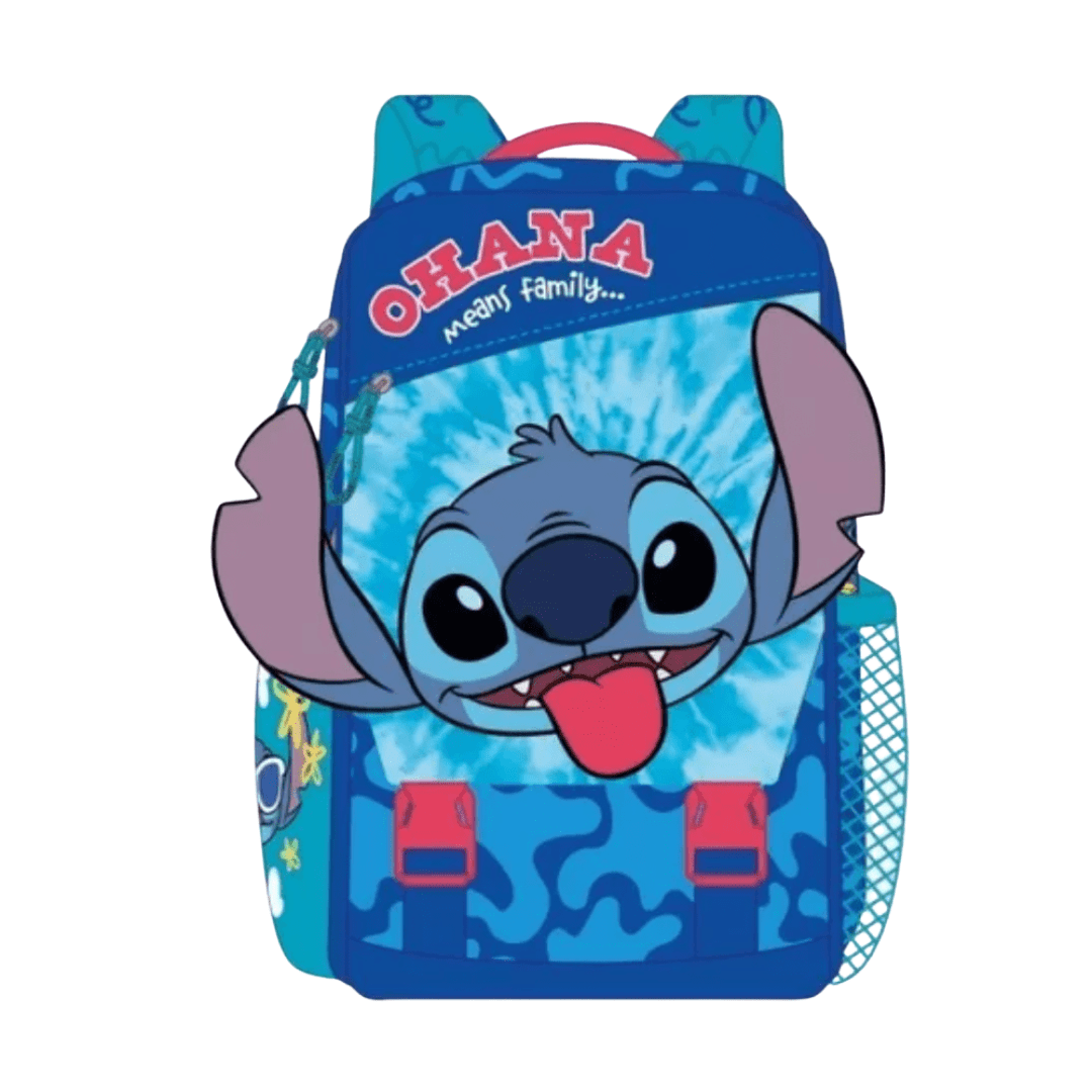 Mochila Oficio + Lonchera + Cartuchera Lilo & Stitch Ohana2