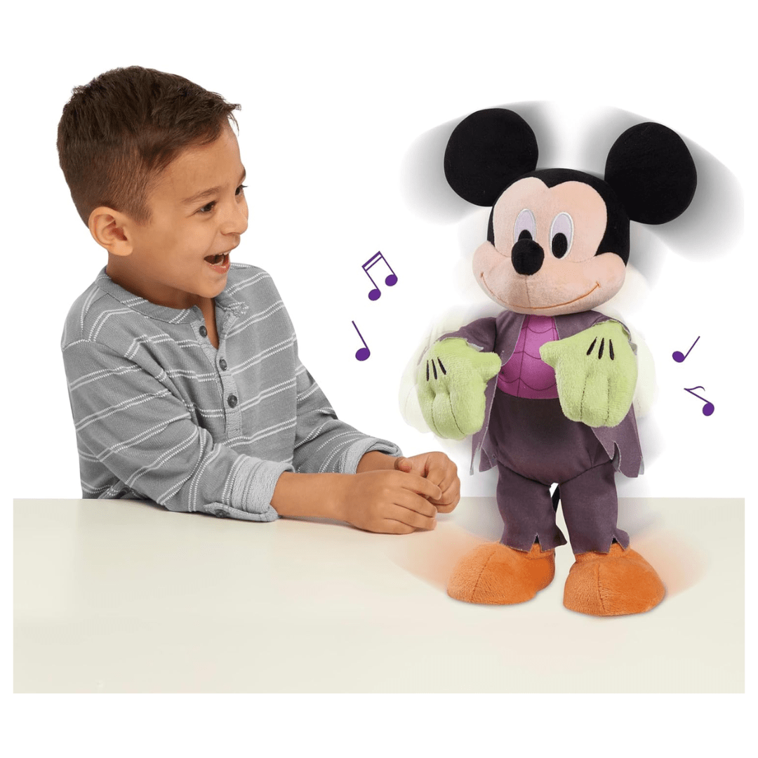 Peluche Mickey Mouse Zoombie Halloween con Sonido y Movimiento2