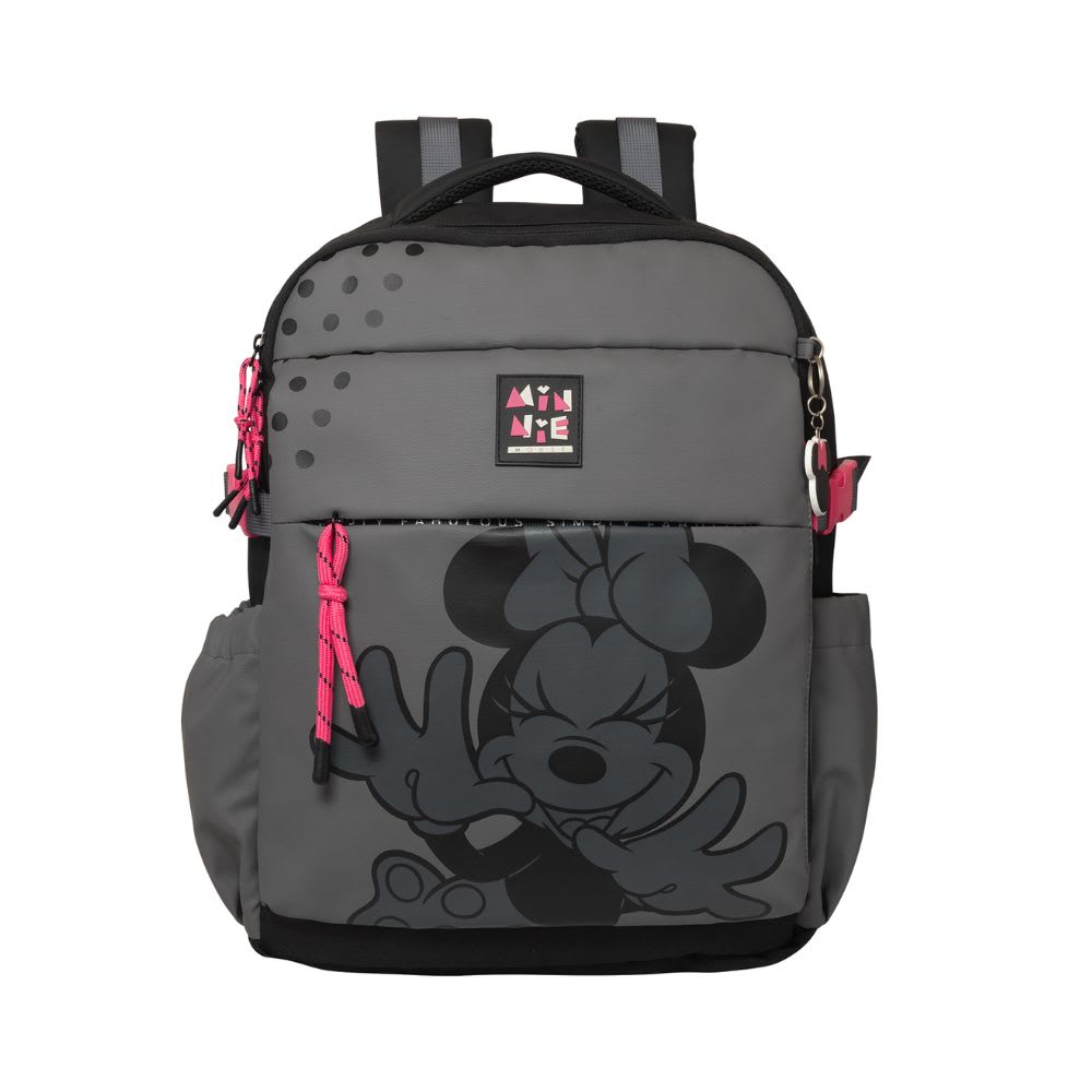 Mochila Oficio Disney Student Minnie Mouse Viajera Multiples Compartimientos 0