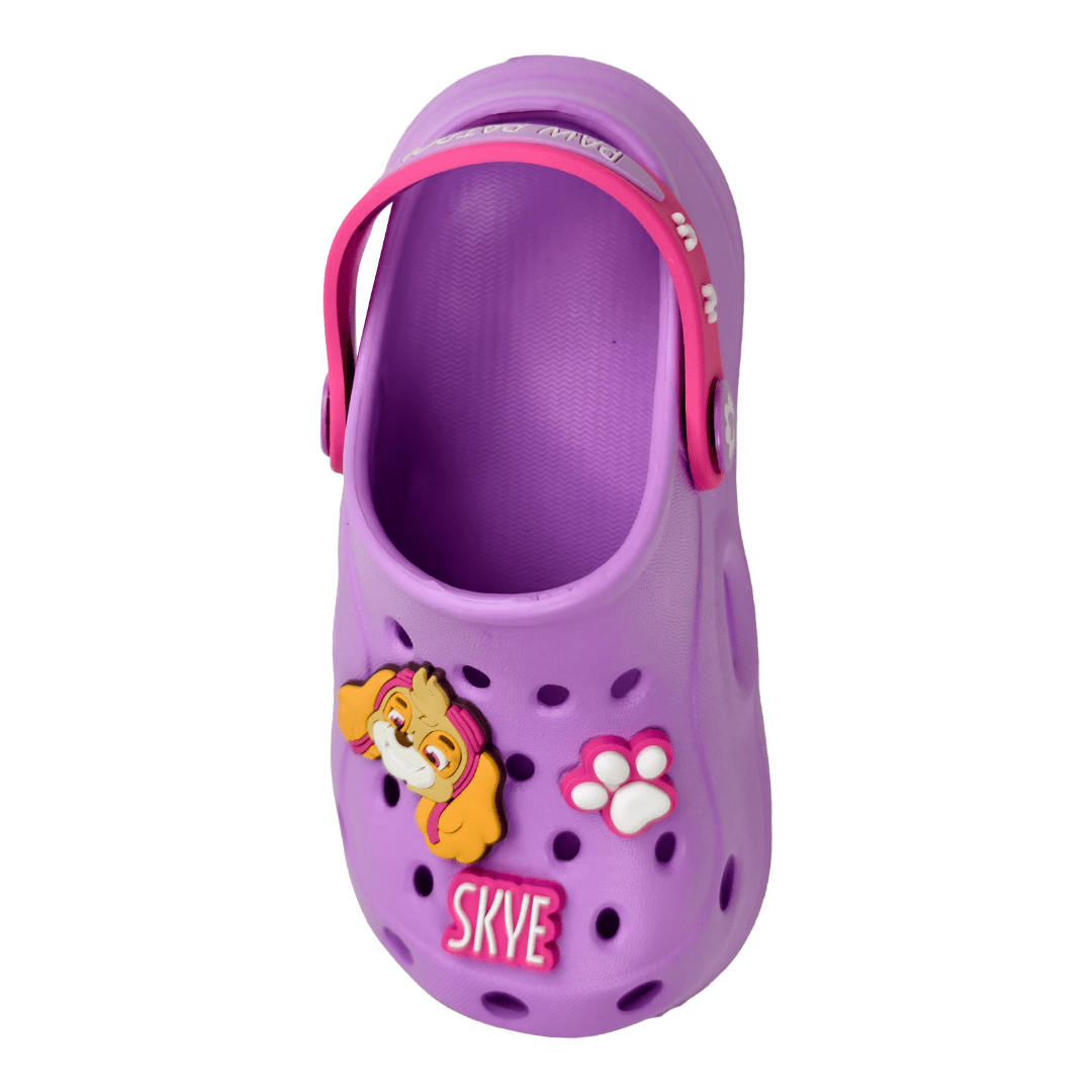 Sandalias Niña Clog Casual Skye Paw Patrol Lila2