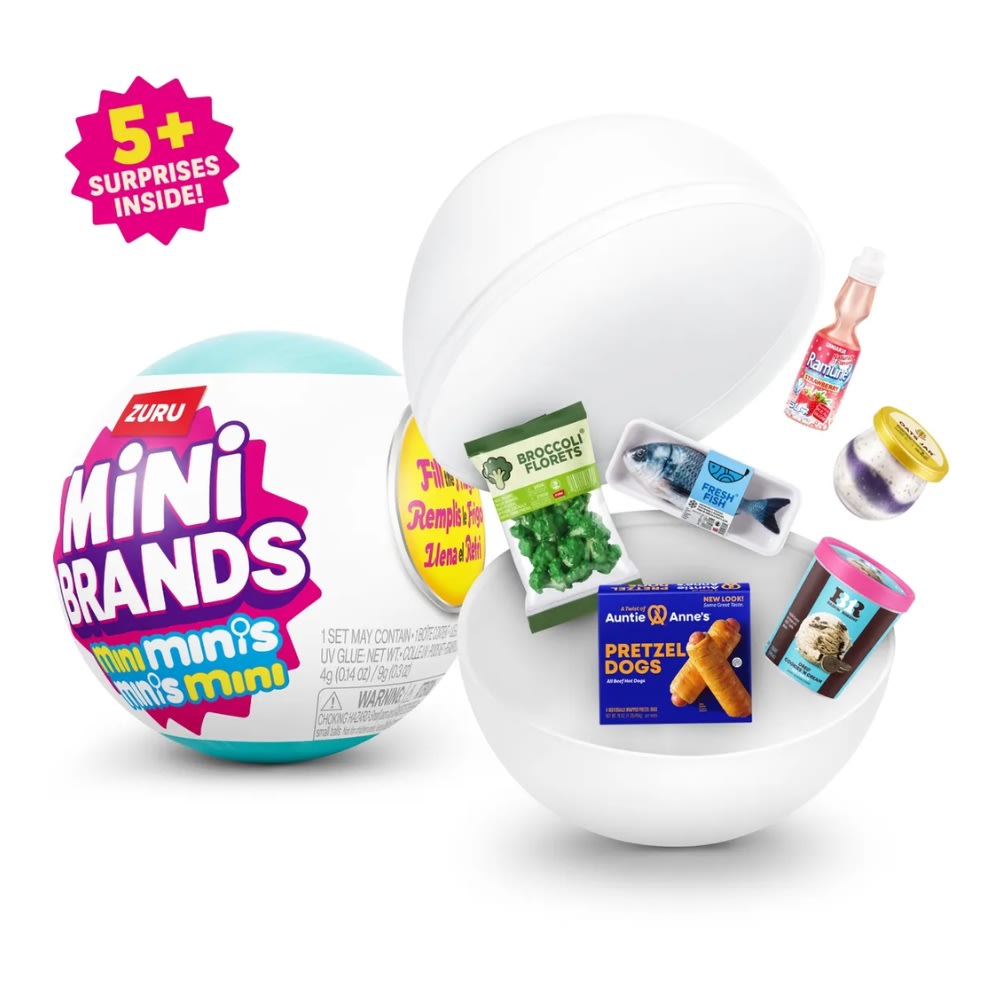 Mini Brands Capsula Sorpresa Comida Refrigeradora 0