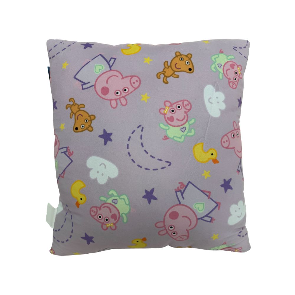 Cojin Almohada Peppa Pig Evie Durmiendo Cuadrado 29x29 cm3