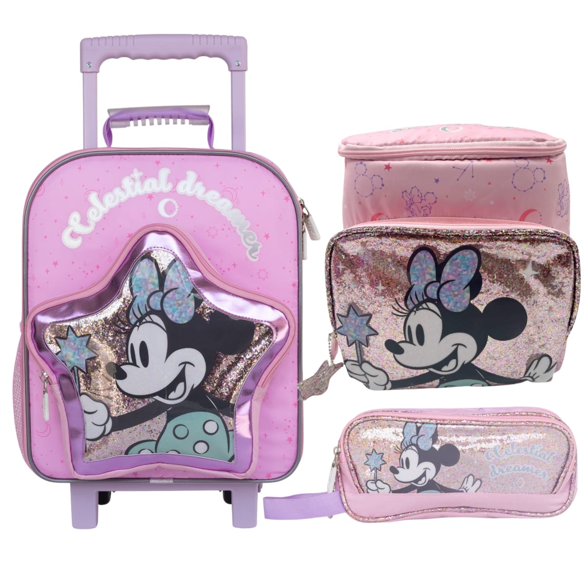 Pack Escolar Maleta Minnie Mouse Estrella Nido 0
