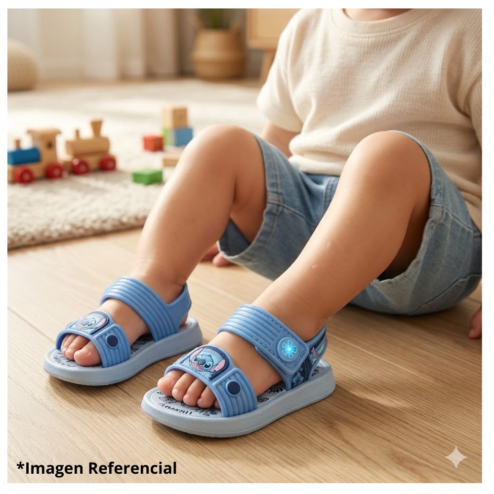 Sandalias Niña Ipanema Playera Stitch Celeste5