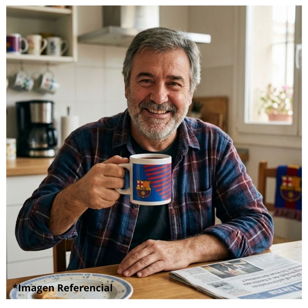 Mug Taza Barcelona Futbol Azul 480 ML4