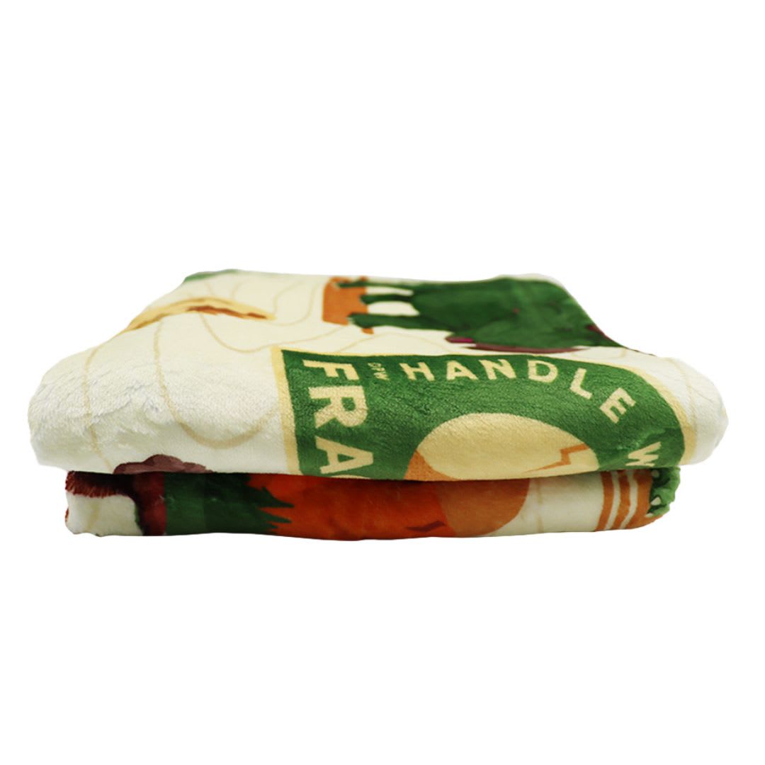 Manta Suave Dinosaurios Jurassic World 140X100 cm3