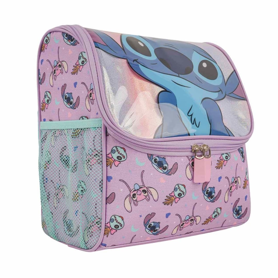 Pack Escolar Maleta Stitch Lila Oficio4