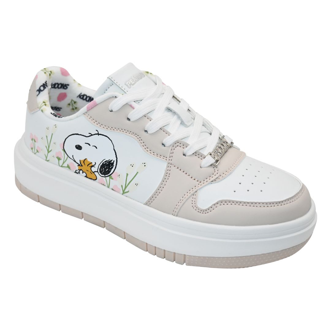 Zapatillas Urbanas Mujer Snoopy Blanco 0