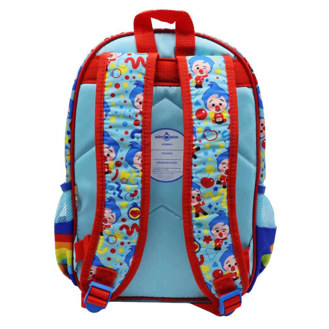 Pack Escolar Mochila Plim Plim y amigos3