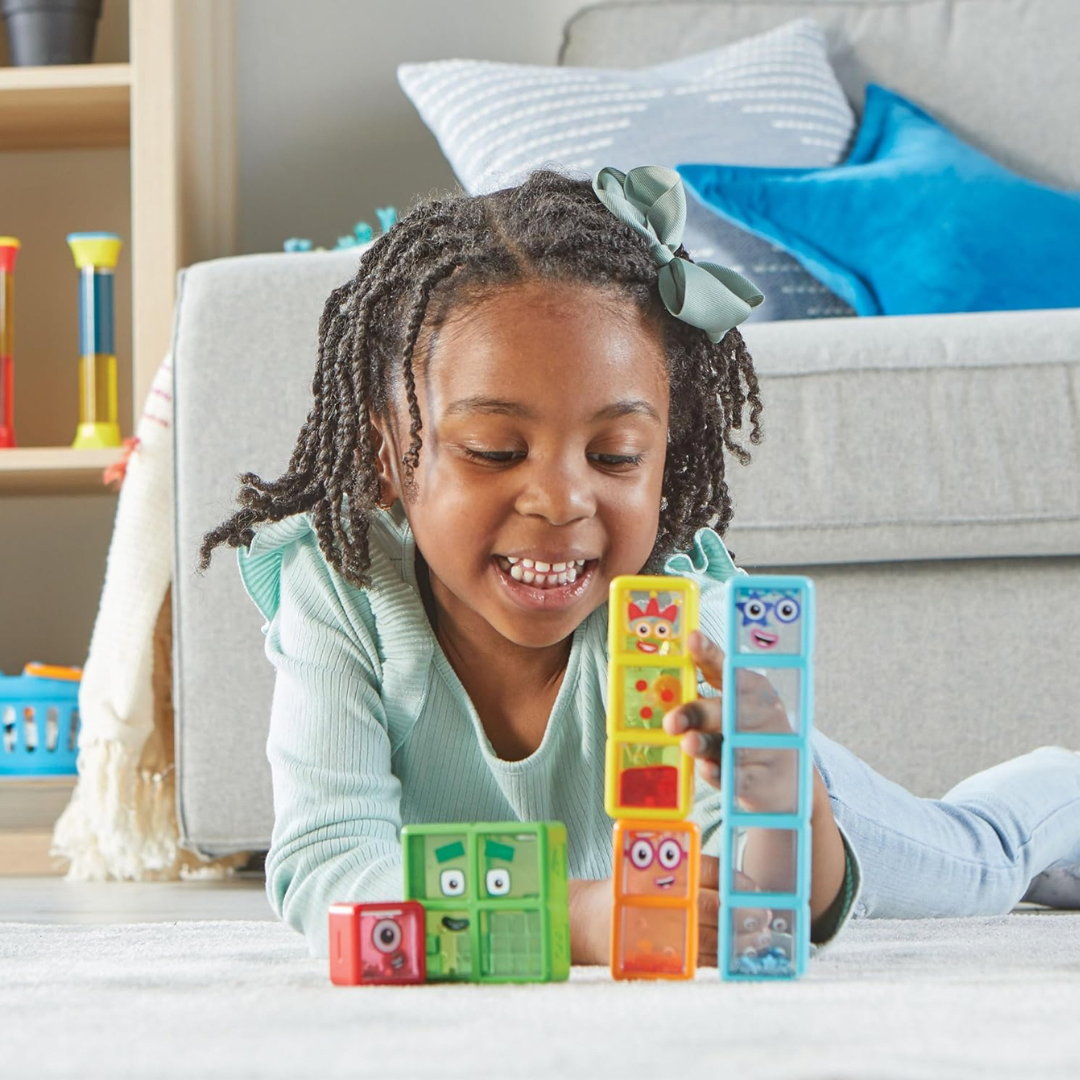 Botellas sensoriales de 1 -5 Number Blocks3