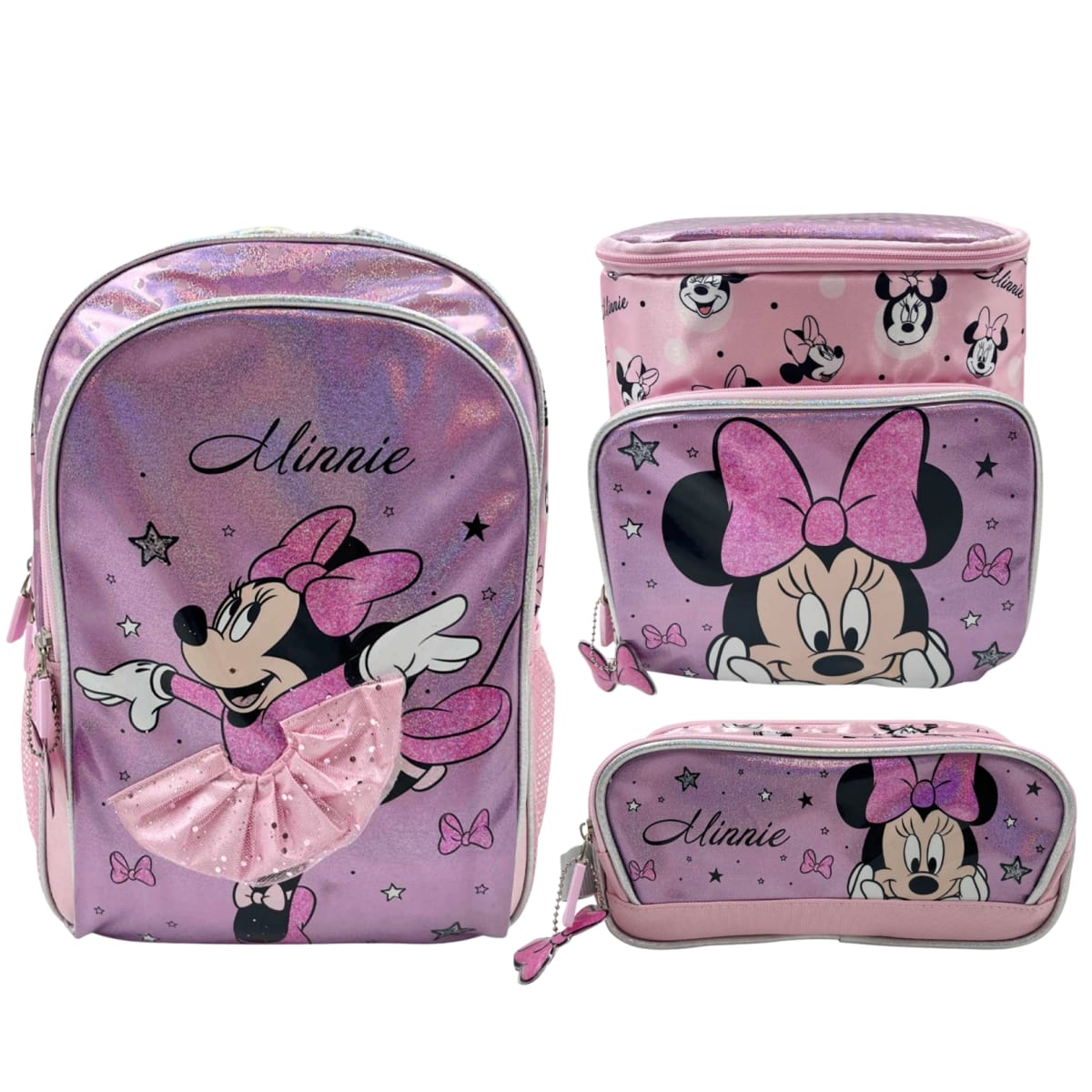 Pack Escolar Mochila Minnie Mouse Bailarina Nido 0