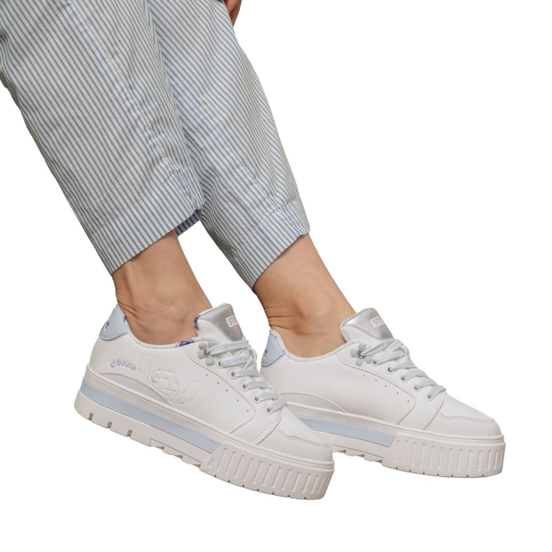 Zapatillas Mujer Stitch Casual Blanco4