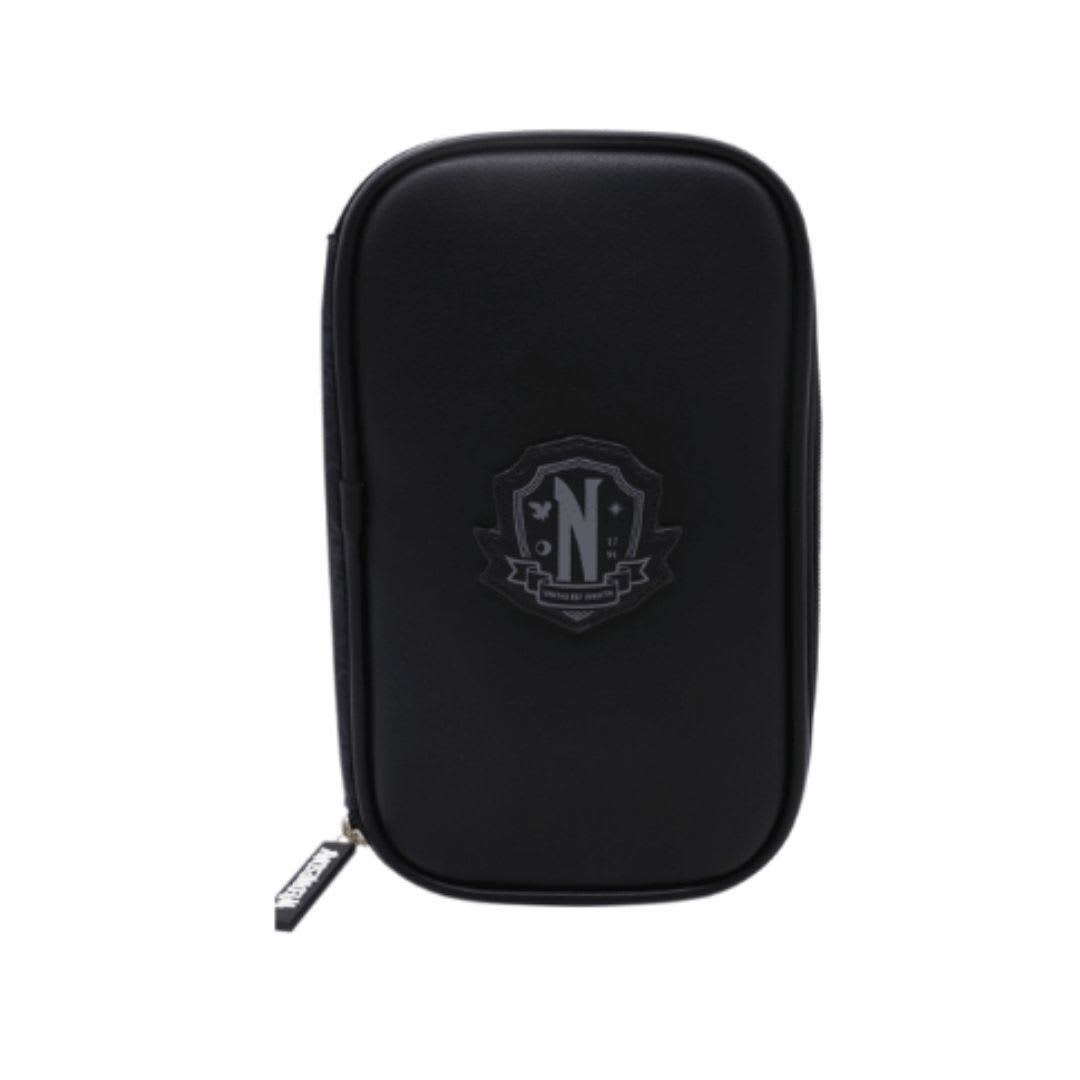 Mochila Oficio +Lonchera + Cartuchera Merlina Addams Negra4