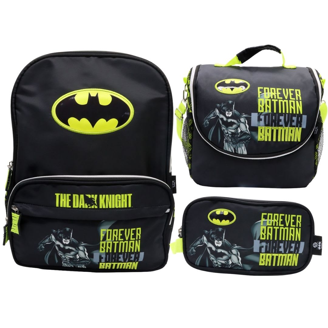 Pack Escolar Mochila Juvenil Batman Oficio 0