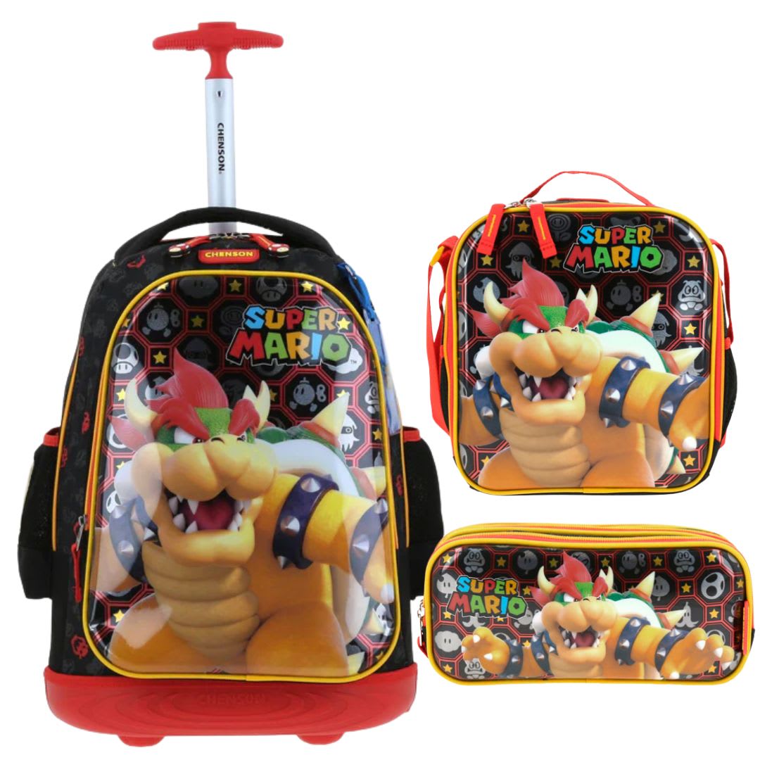 Pack Escolar Mochirueda Princesa Peach Mario Bros Nintendo Oficio 0