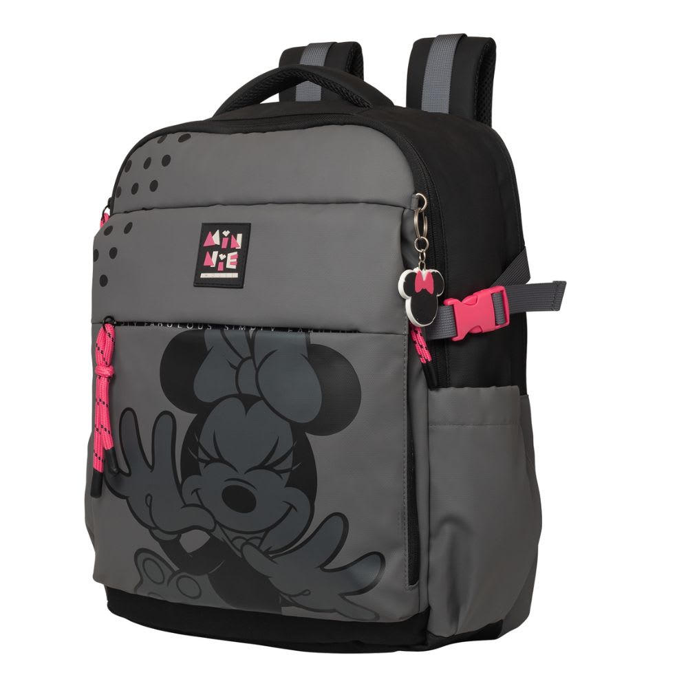 Mochila Oficio Disney Student Minnie Mouse Viajera Multiples Compartimientos3
