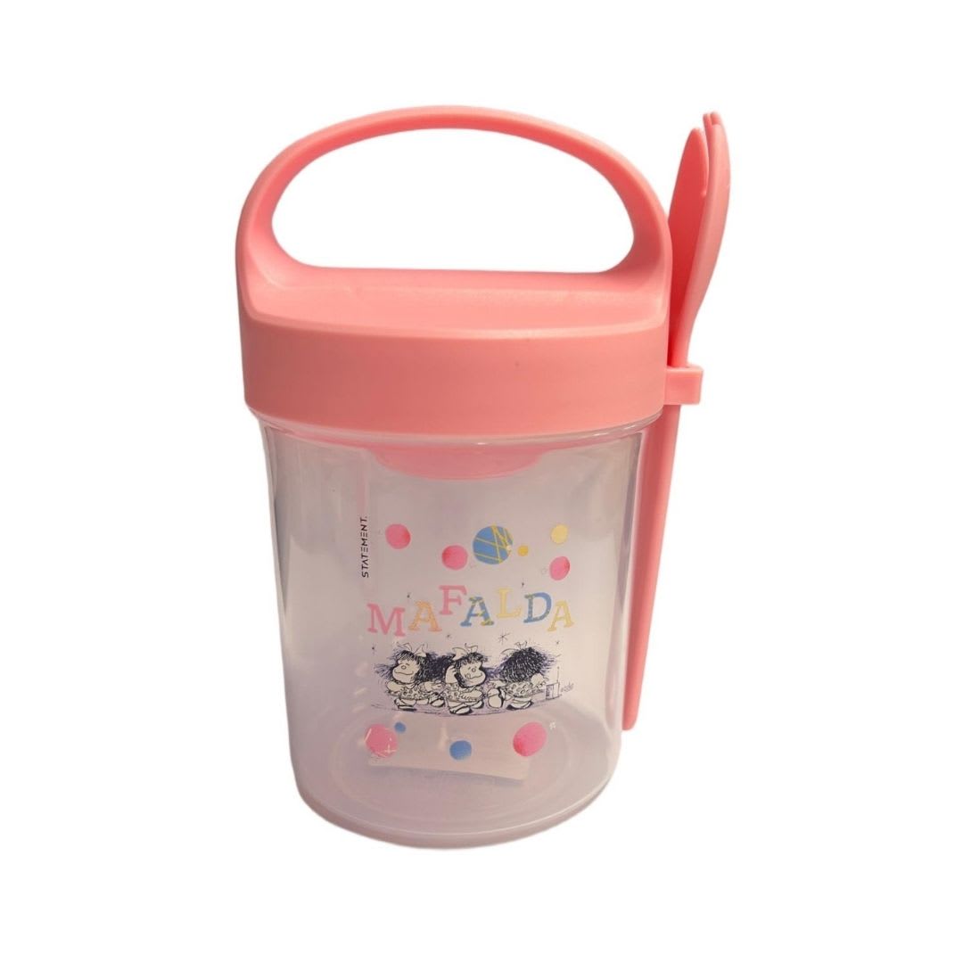 Taper con Cuchara Escolar Mafalda 560 ML 0