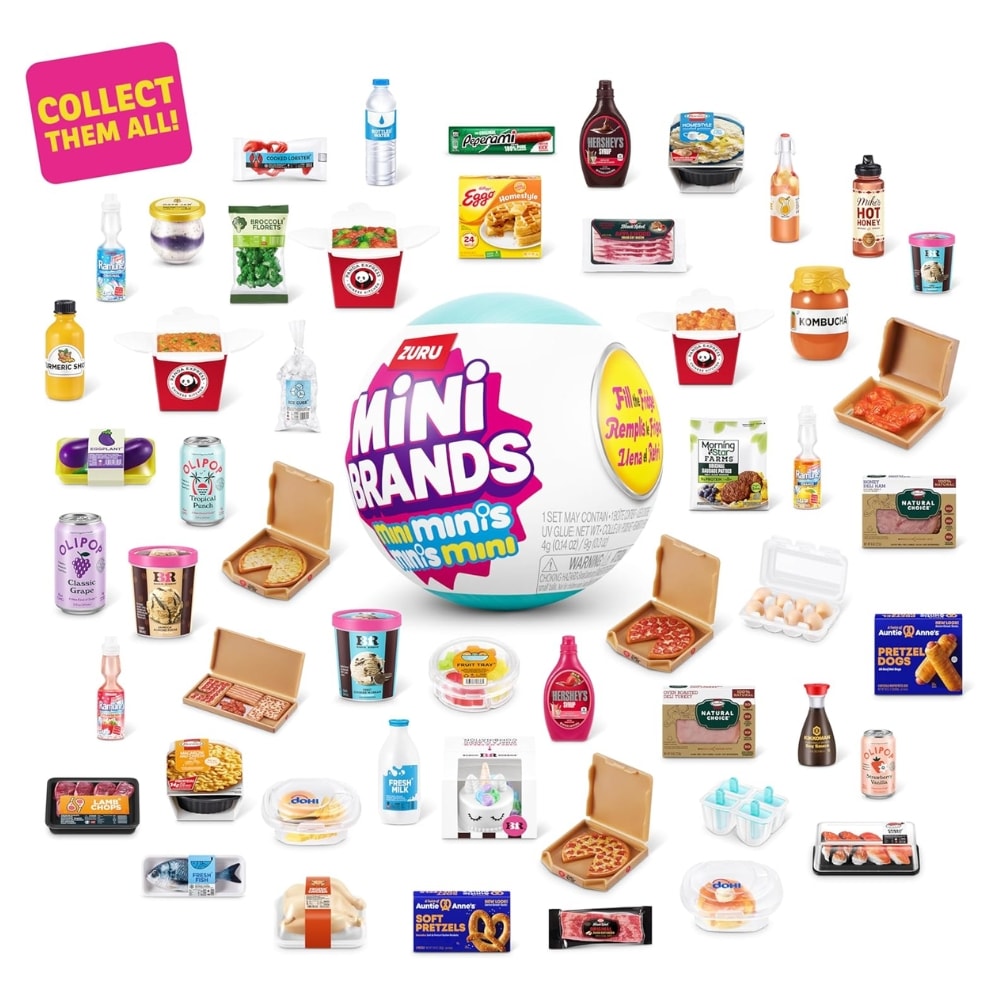 Mini Brands Capsula Sorpresa Comida Refrigeradora3