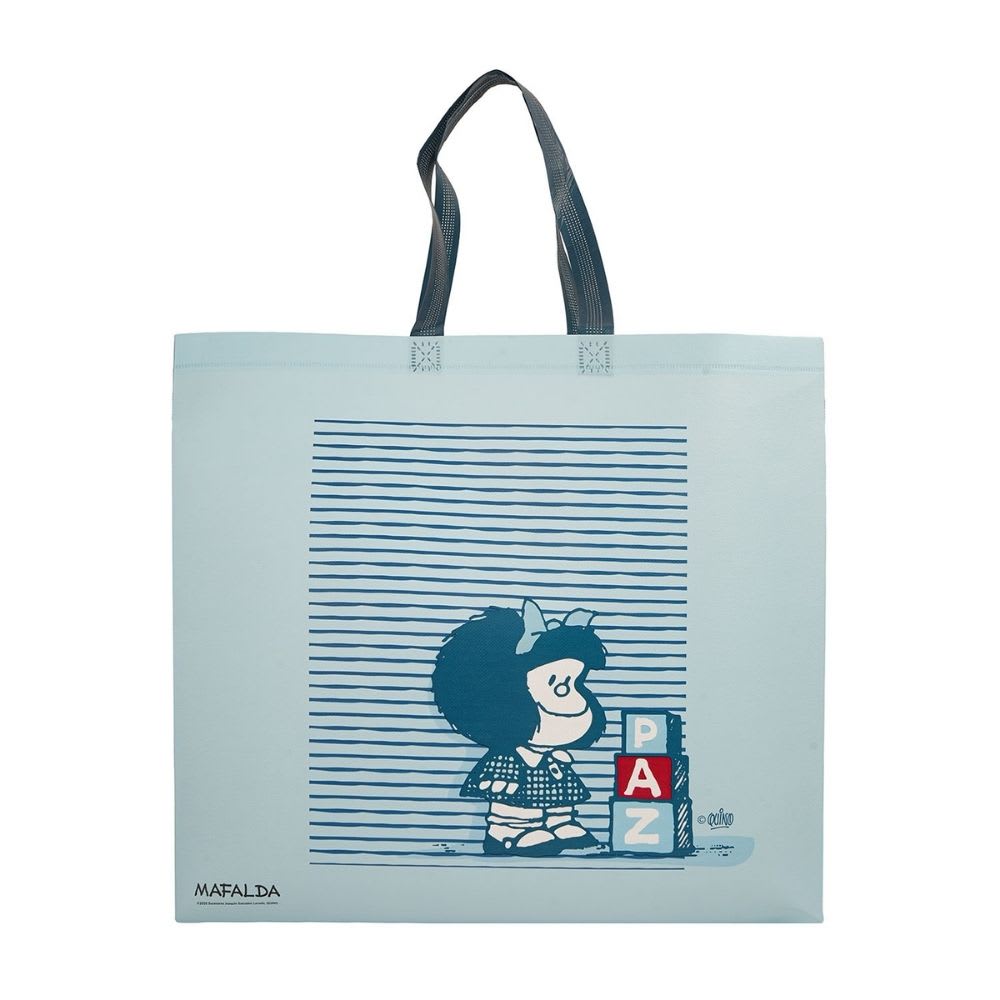 Bolsa Reutilizable Mafalda Azul 39 x 44 x 18 cm2