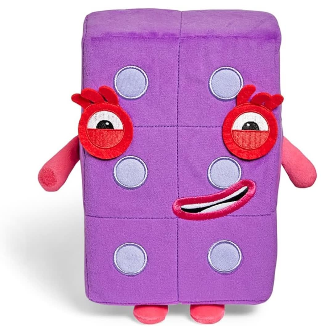 Peluche Numberblock Numero 6 Numberblocks 0